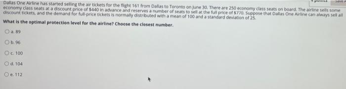 Dallas One Airline has started selling the air