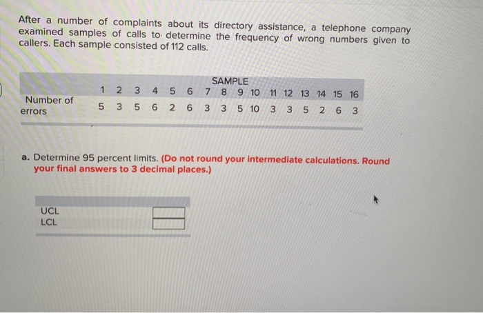 help please After a number of complaints about