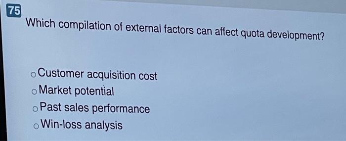 74 A company computes the total job capacity