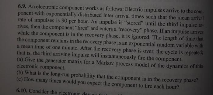 Applied probability and stochastic process.