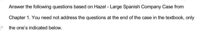 Answer the following questions based on Hazel -