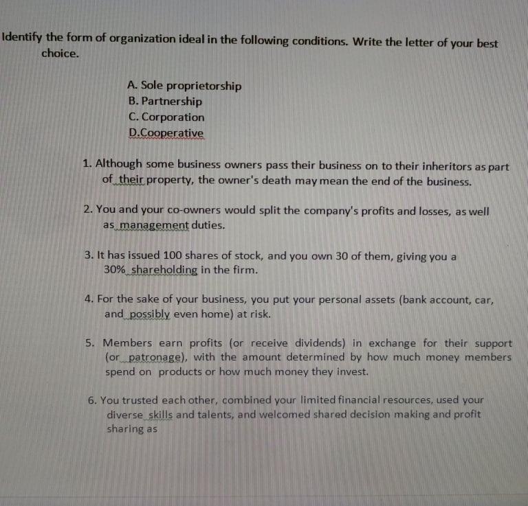 Pls answer all 6 questions you can read the