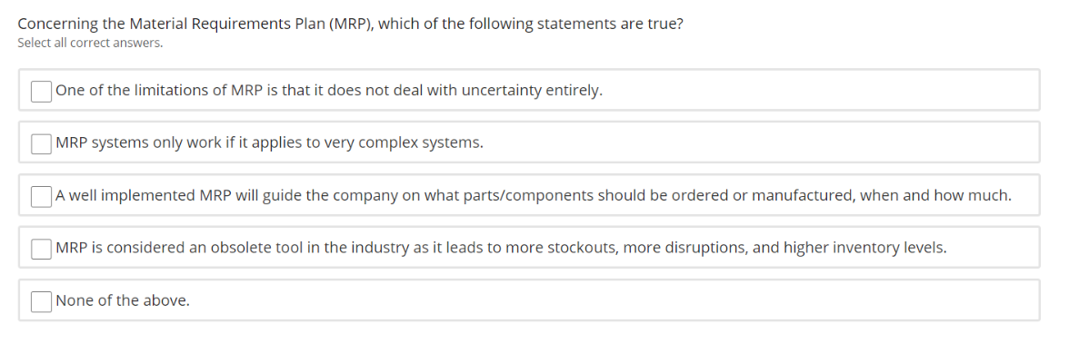 Checkboxes 7.0 points possible (graded, results