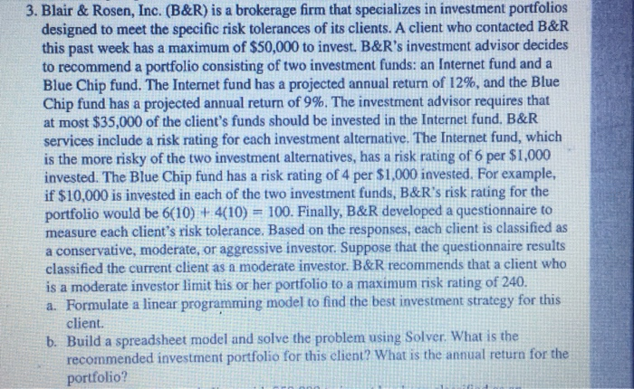 please answer only A&B in excel form! i must know