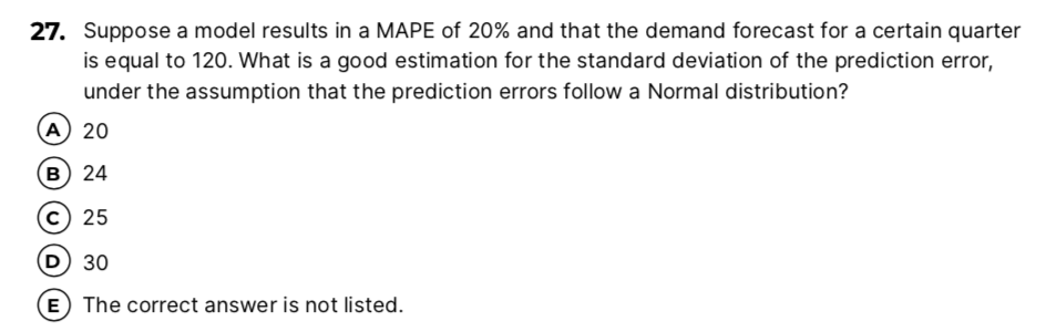 The answer is D (30). Please explain step by step
