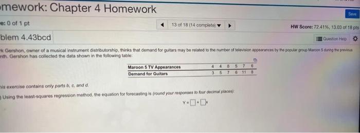 please need it asap Chapter 4 Homework core: 0 of