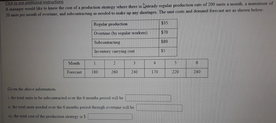Click to see additional instructions A manager