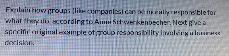 Explain how groups (like companies) can be