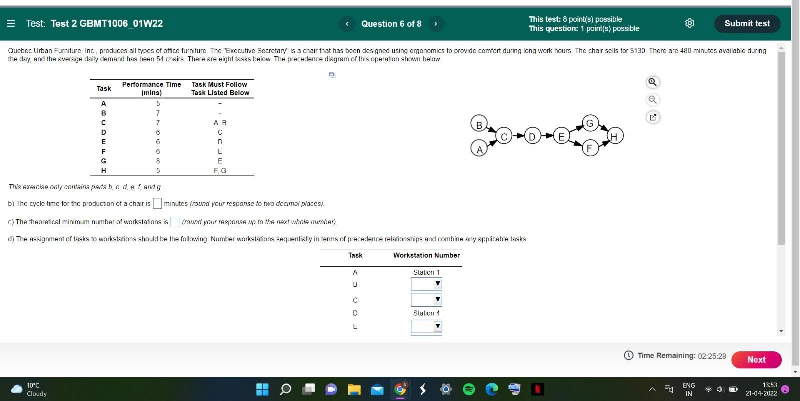 D Station 4 Part 8 E Station 2 Station 5 Station