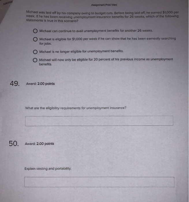 45. Award: 2.00 points Employers who have