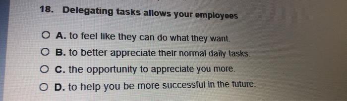 Select the best answer for the question 16. Once