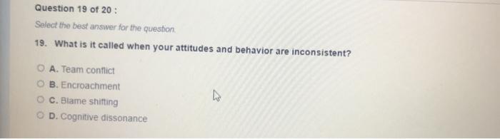 Select the best answer for the question 16. Once