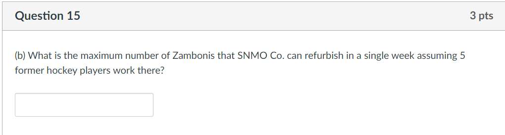 Process Analysis (35 points). SNMO Co. recently