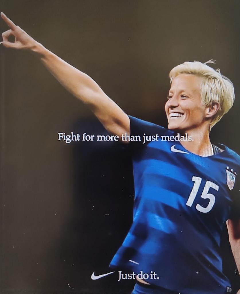 Fight for more than just medals. 15 Just do it.