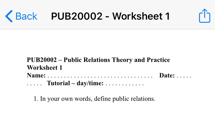 Back PUB20002 - Worksheet 1 rt PUB20002 - Public