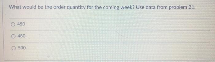 In a periodic review inventory system (such as