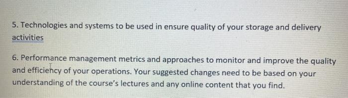 Current situation: Your company, which is a large