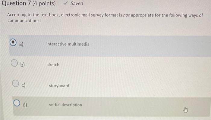answer both please asap Question 7 (4 points)