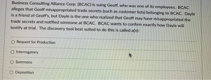 Business Consulting Alliance Corp. (BCAC) is