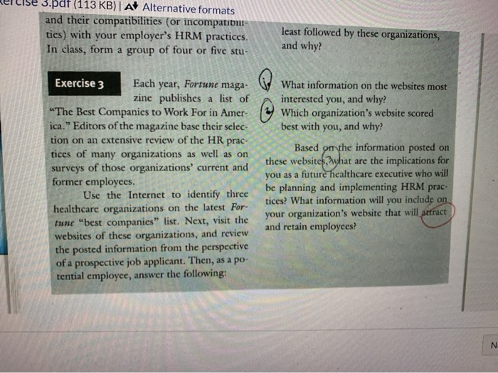 There are 4 questions on the right side which