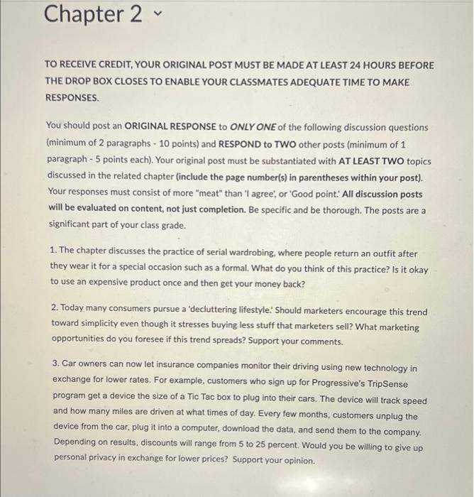 PLEASE TYPE YOUR ANSWER! This is a consumer