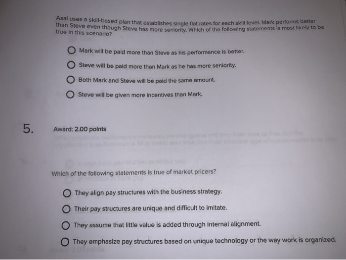 Asal uses a skill-based plan that establishes