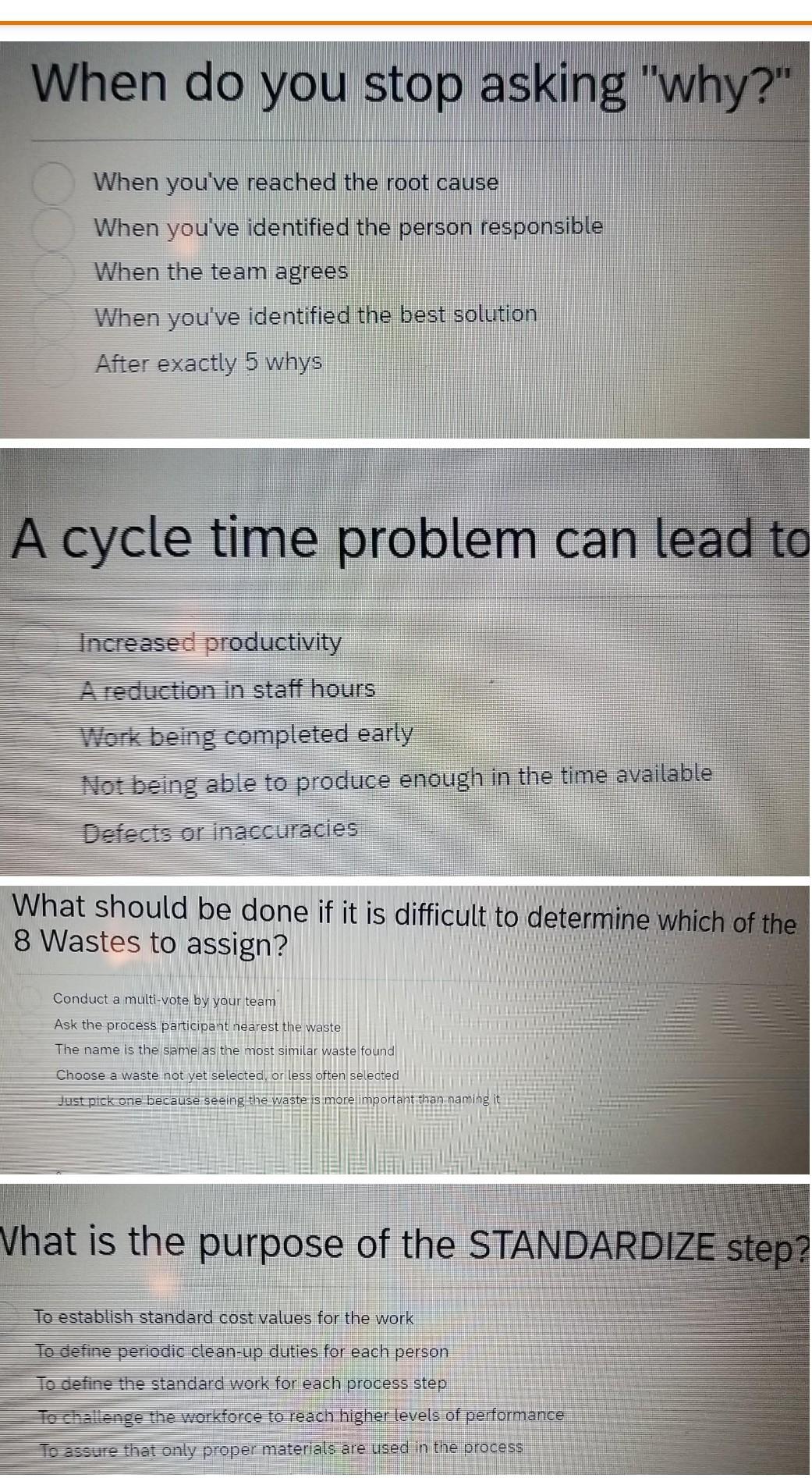 When do you stop asking