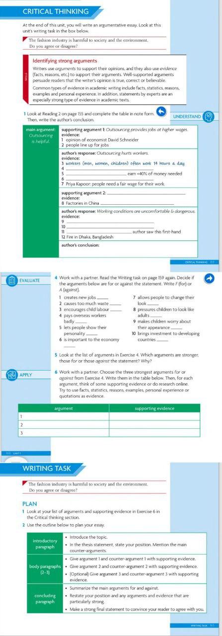 Answer the Writing Task only. I need the answer