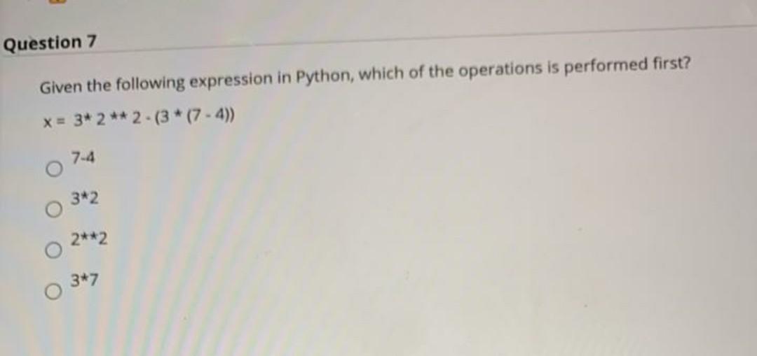 Question 8 What is the value of z in the