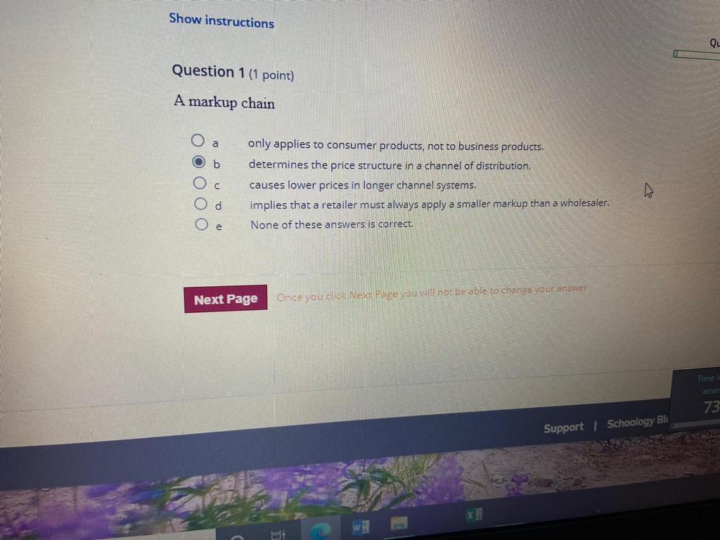 Show instructions QL Question 1 (1 point) A