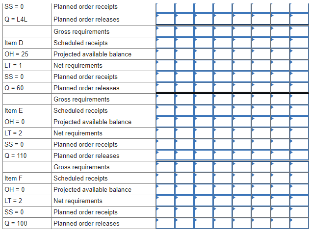 Problem 21-16 (Algo) One unit of A is composed of