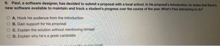 1. What component should all instructions