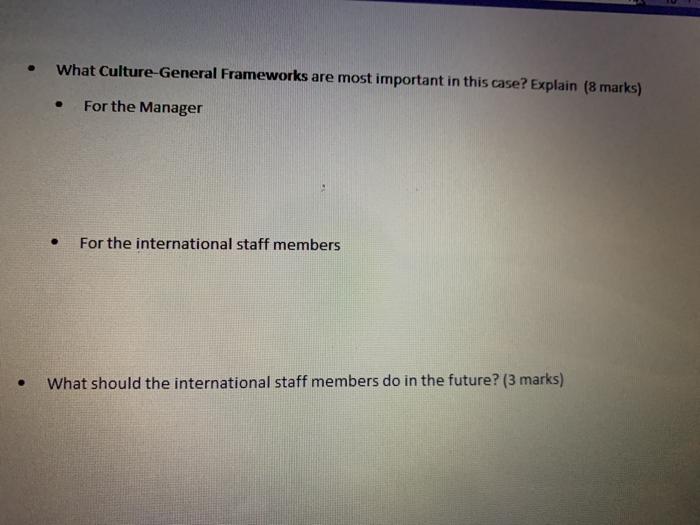 Case 2: The Manager's Dilemma (19 marks) Read the