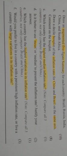 (10) (8) (1) Draw an augmented five-figure