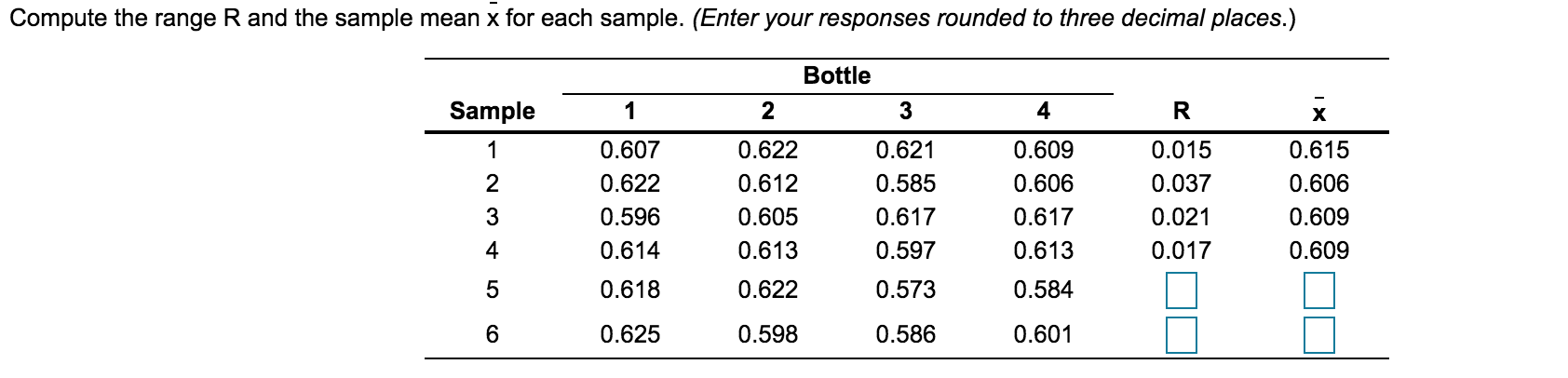 Then solve for the x bar for both UCL and LCL