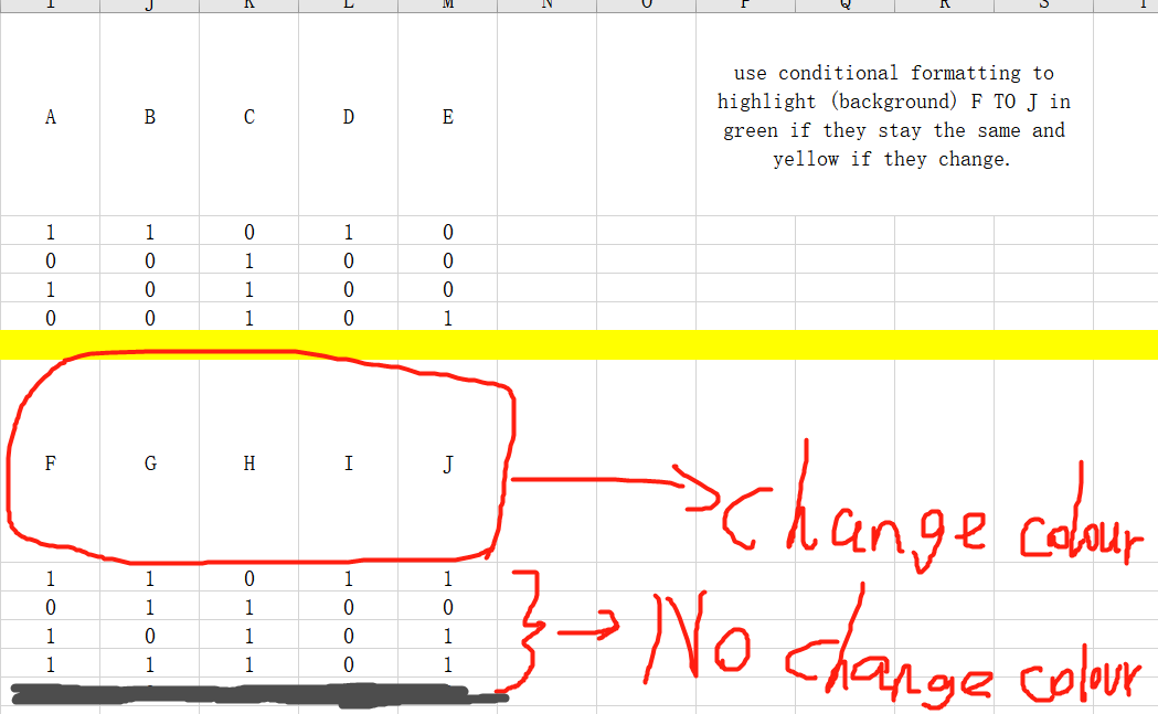 Excel: use conditional formatting to highlight