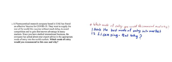 2. A l'harmaceutical research company based in