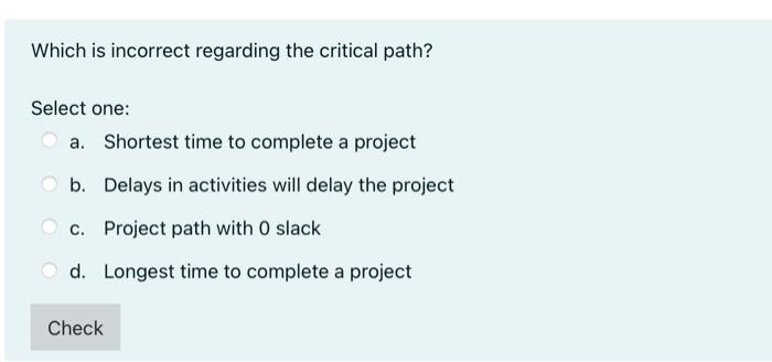 Only need correct answers, thanks! Which is