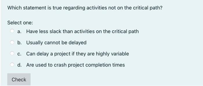 Only need correct answers, thanks! Which is