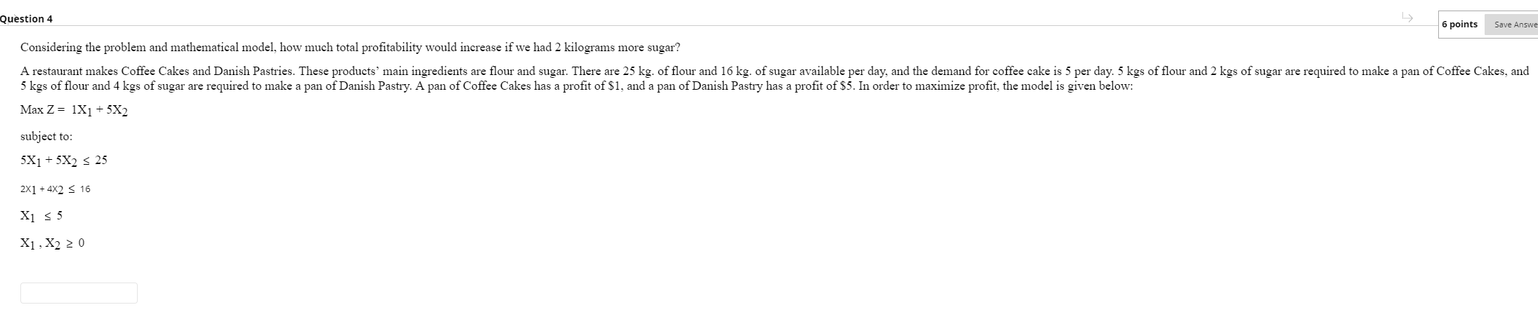 NEED THE ANSWER FAST PLEASE :( Question 4 6