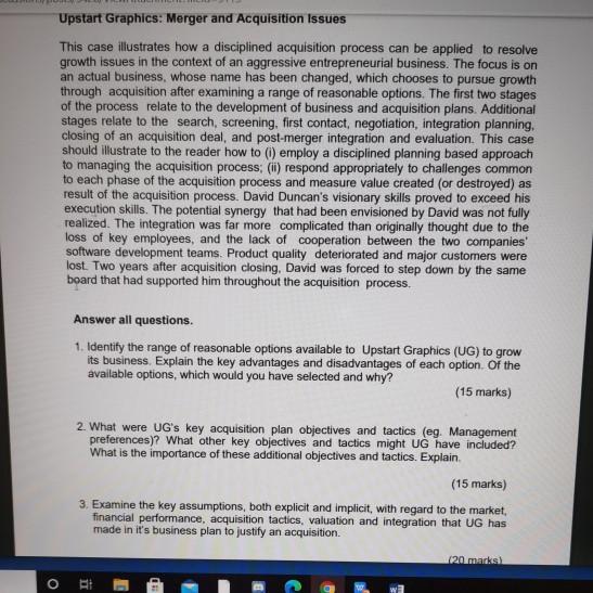 Please answer the question by following the marks