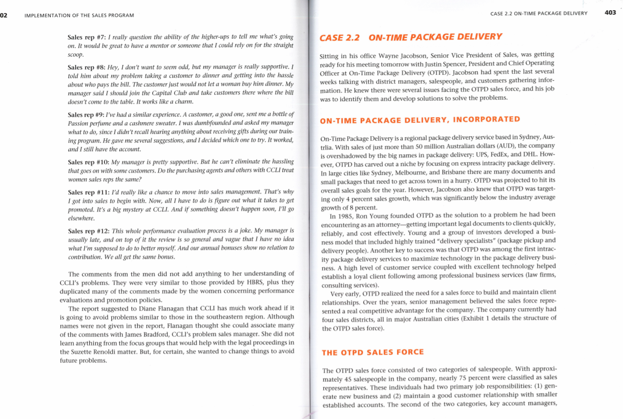 In this section you will describe the different