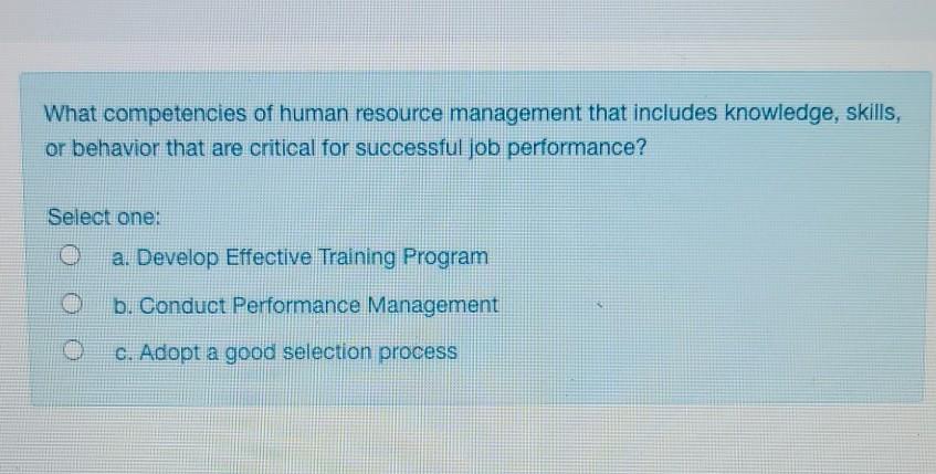 What is the most important thing to consider in