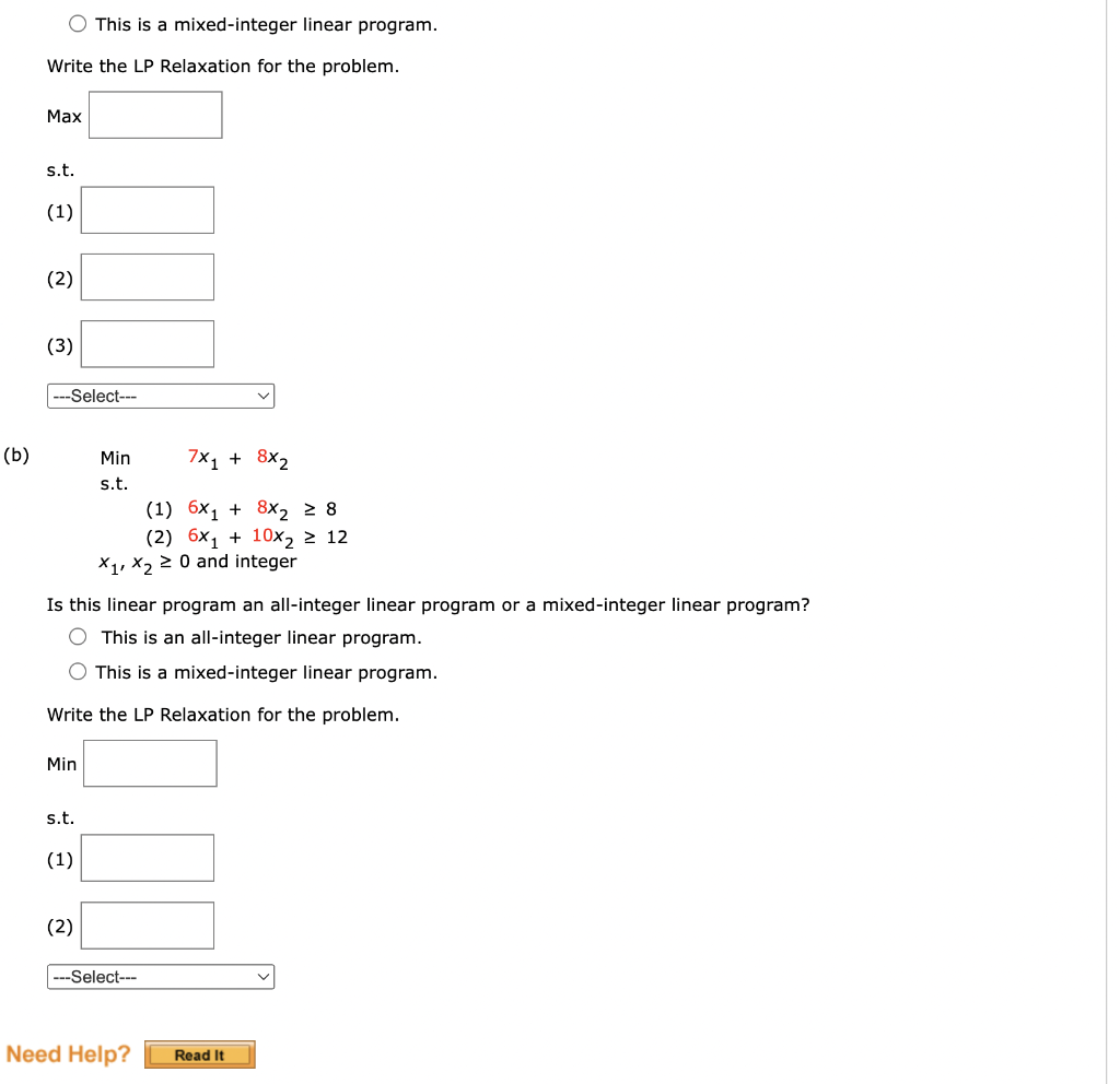 ndicate which of the following is an all-integer
