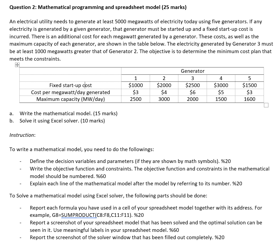Please show work like question asks! Question 2: