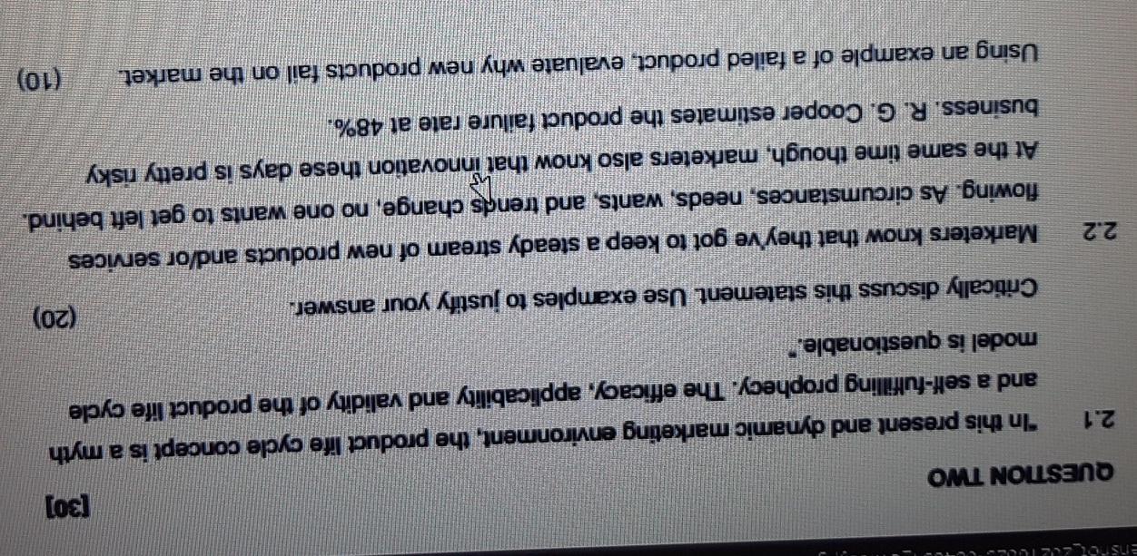 Critically discuss this statement. Use examples