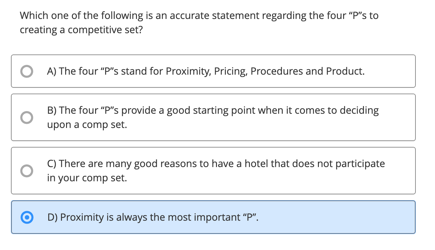 Which one of the following is an accurate