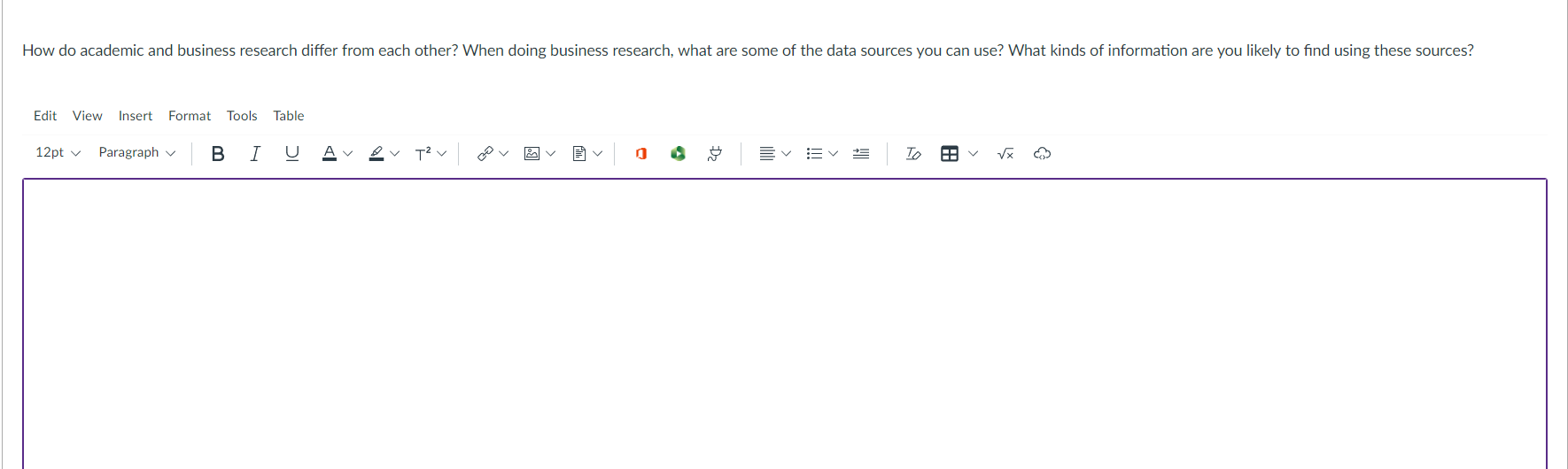 How do academic and business research differ from