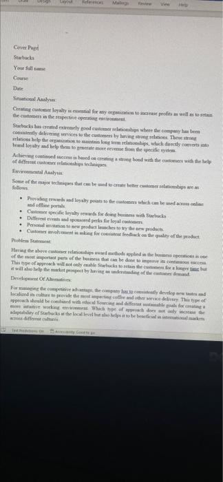 5-7 pages in length and include cited sources to