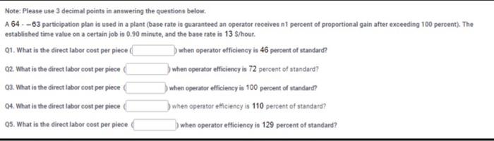 Note: Please use 3 decimal points in answering